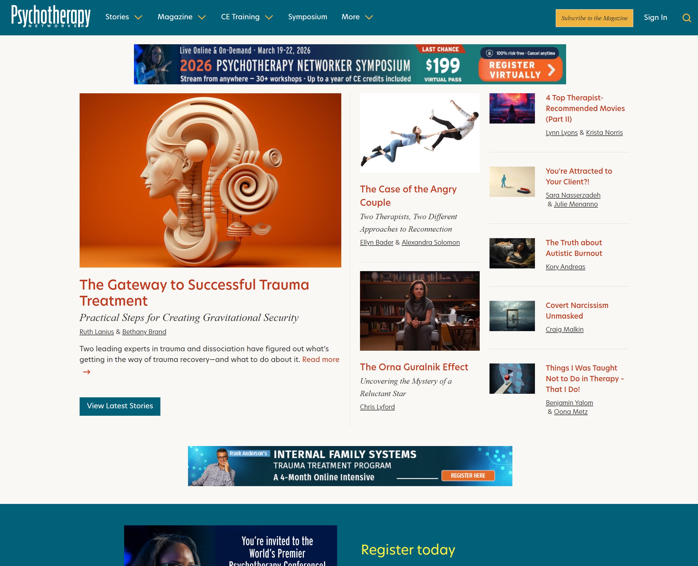 Psychotherapy Networker — WordPress Rebuild